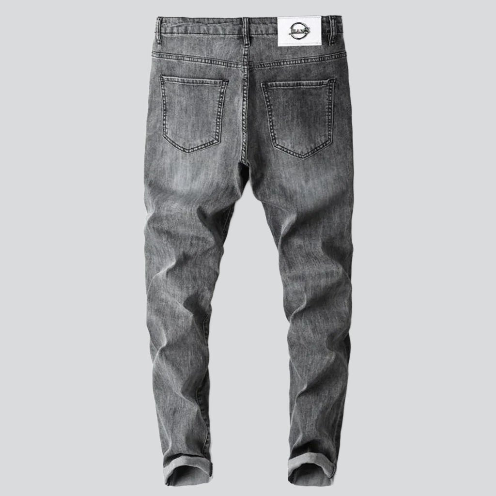 Slim-fit stretch jeans for men