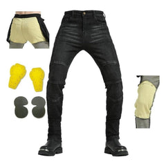 Wear resistant kevlar biker jeans