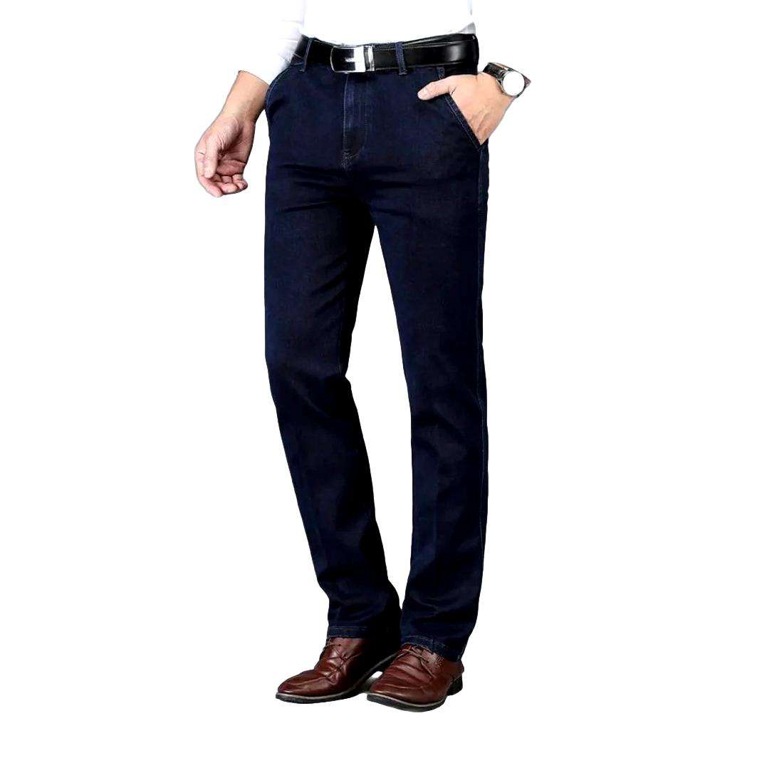 Marineblaue Business-Casual-Jeans