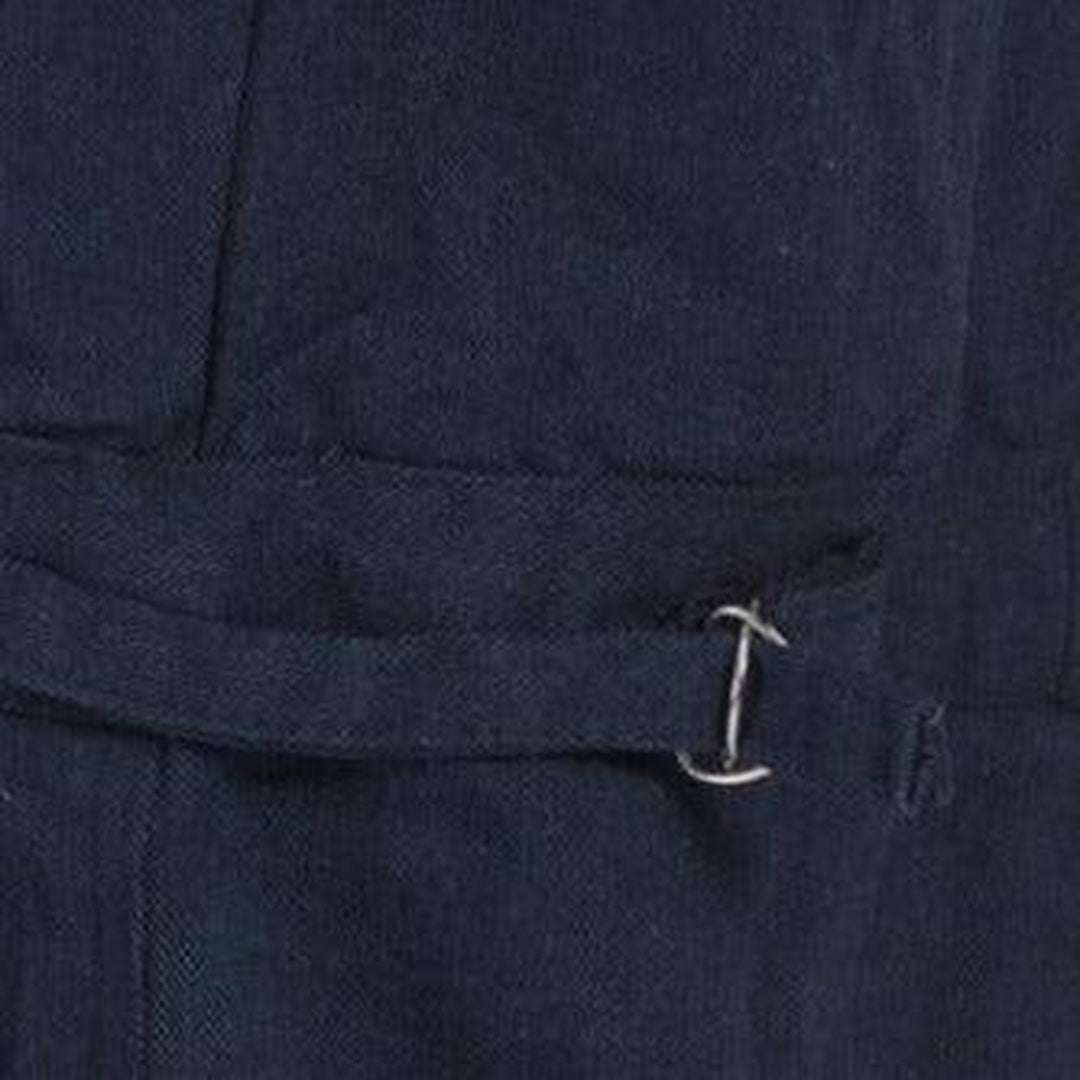 Navy workwear men denim overall