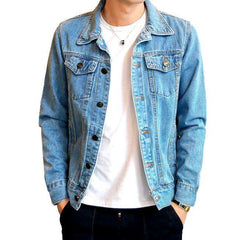 Casual trucker denim jacket