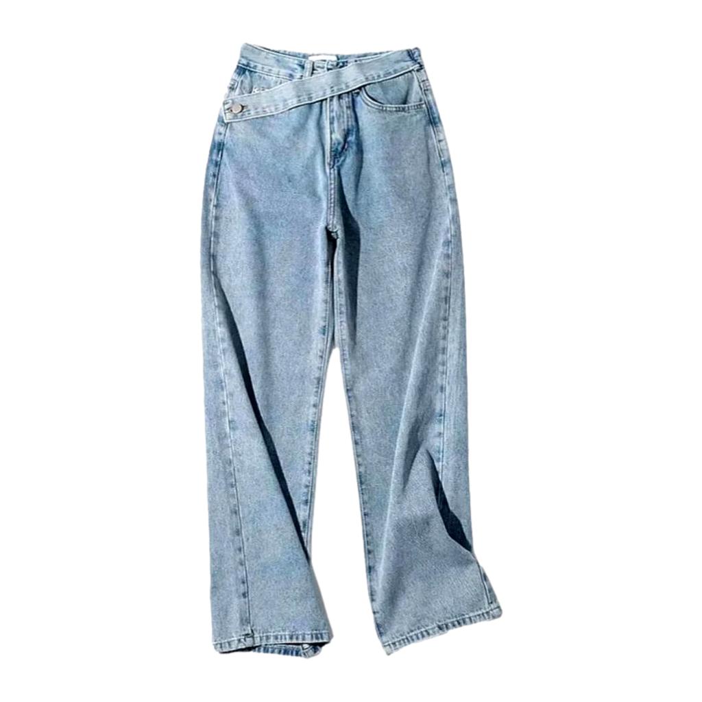 High-Waist Straight Jeans für Damen