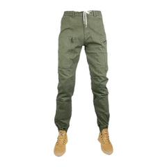 Color mid-waist riding men jean pants