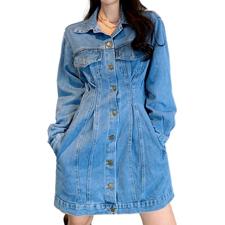 Mini women jean dress