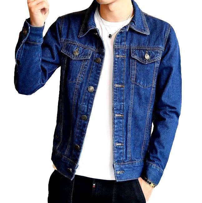 Casual trucker denim jacket