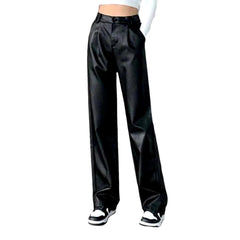 Wax wide-leg women jeans pants