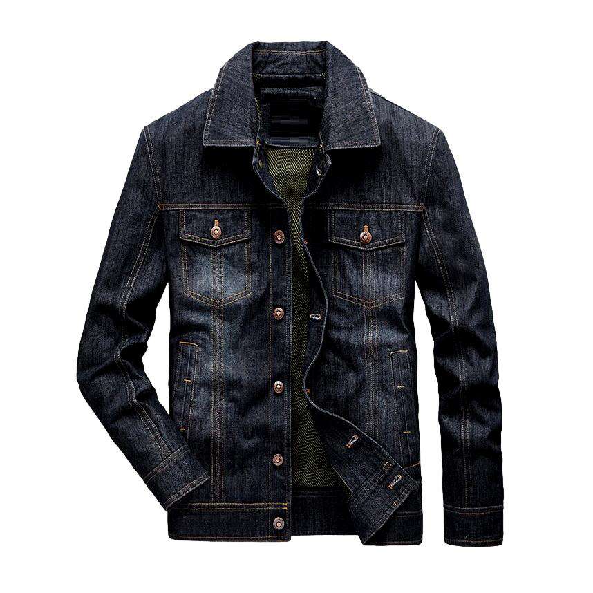 Casual slim men jean jacket