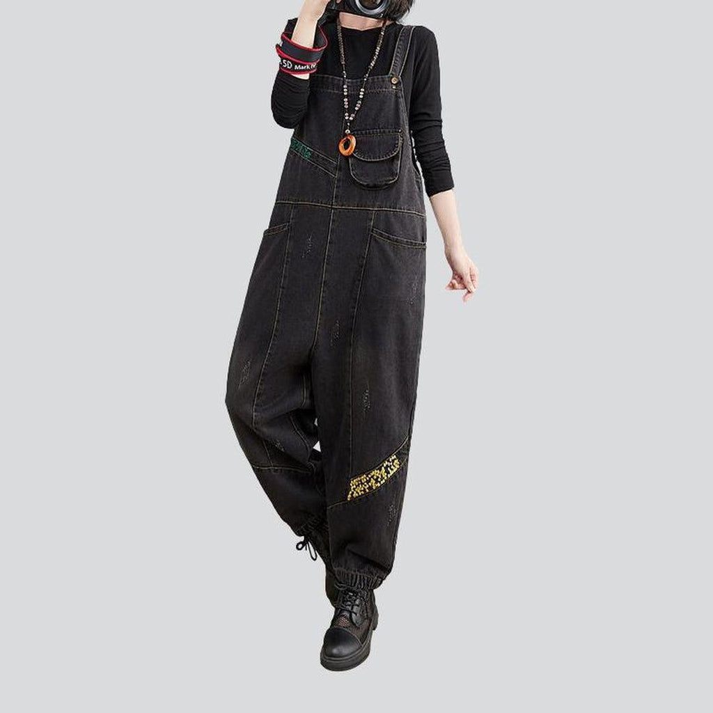 Trendy women jeans jumpsuit