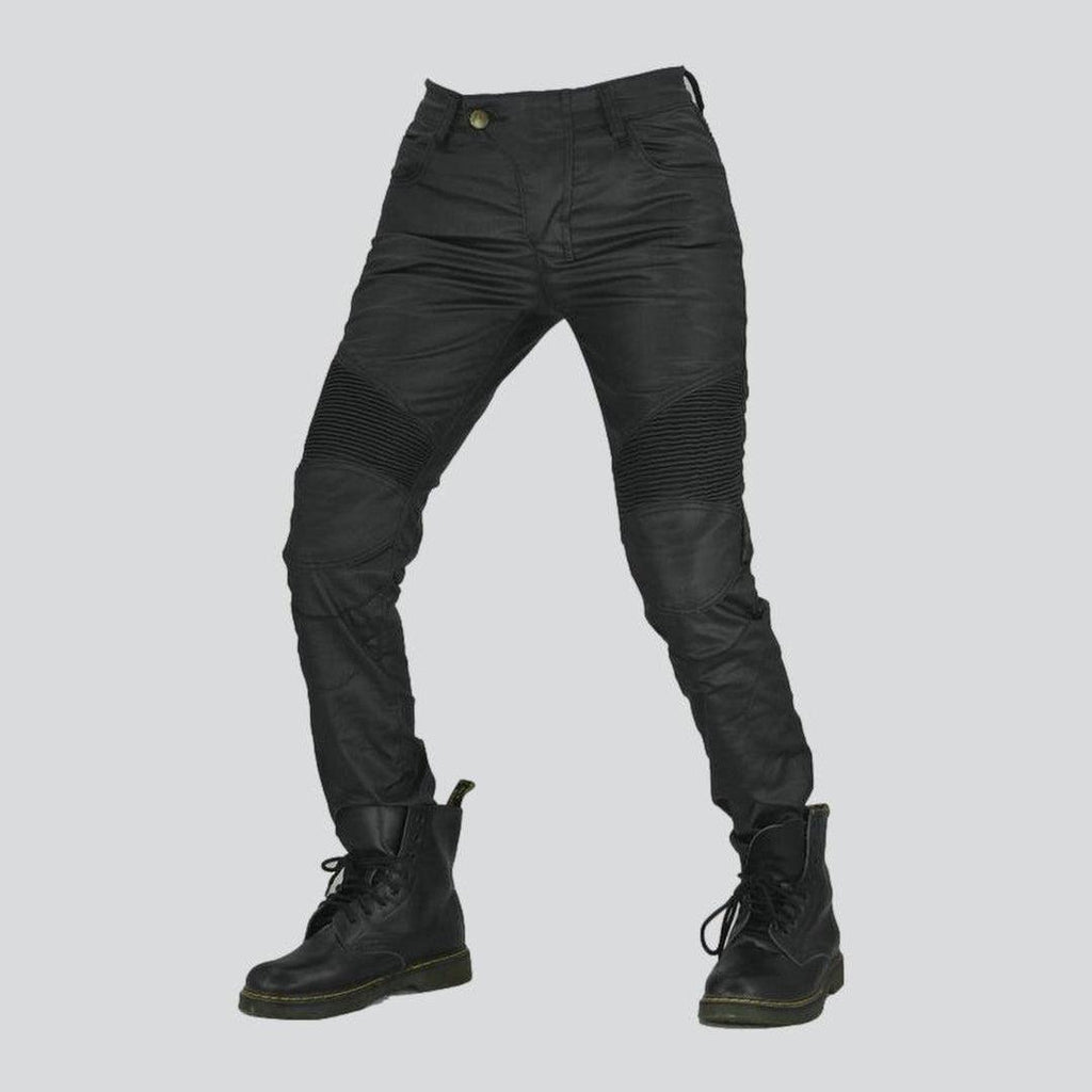 Wasserdicht beschichtete Herren Bikerjeans