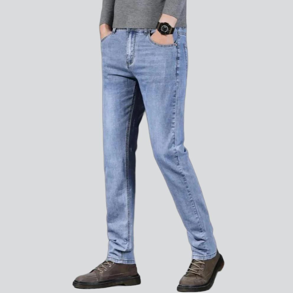 Elastische Straight-Fit-Jeans für Herren