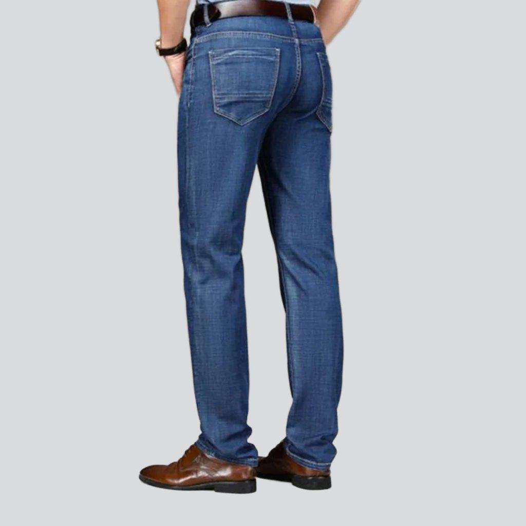 Casual high-waisted men jeans