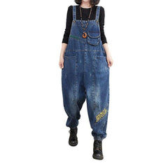 Trendy women jeans jumpsuit