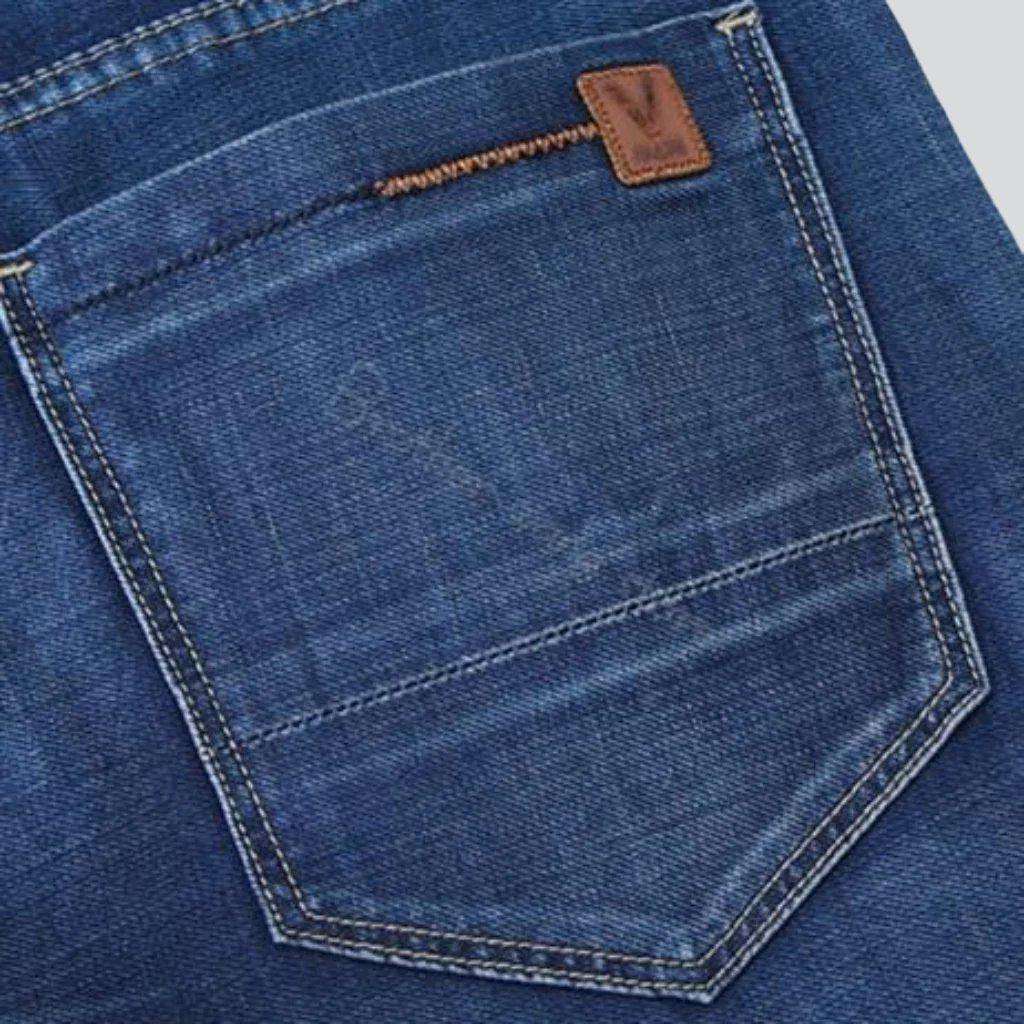 Lässige High-Waist-Jeans für Herren