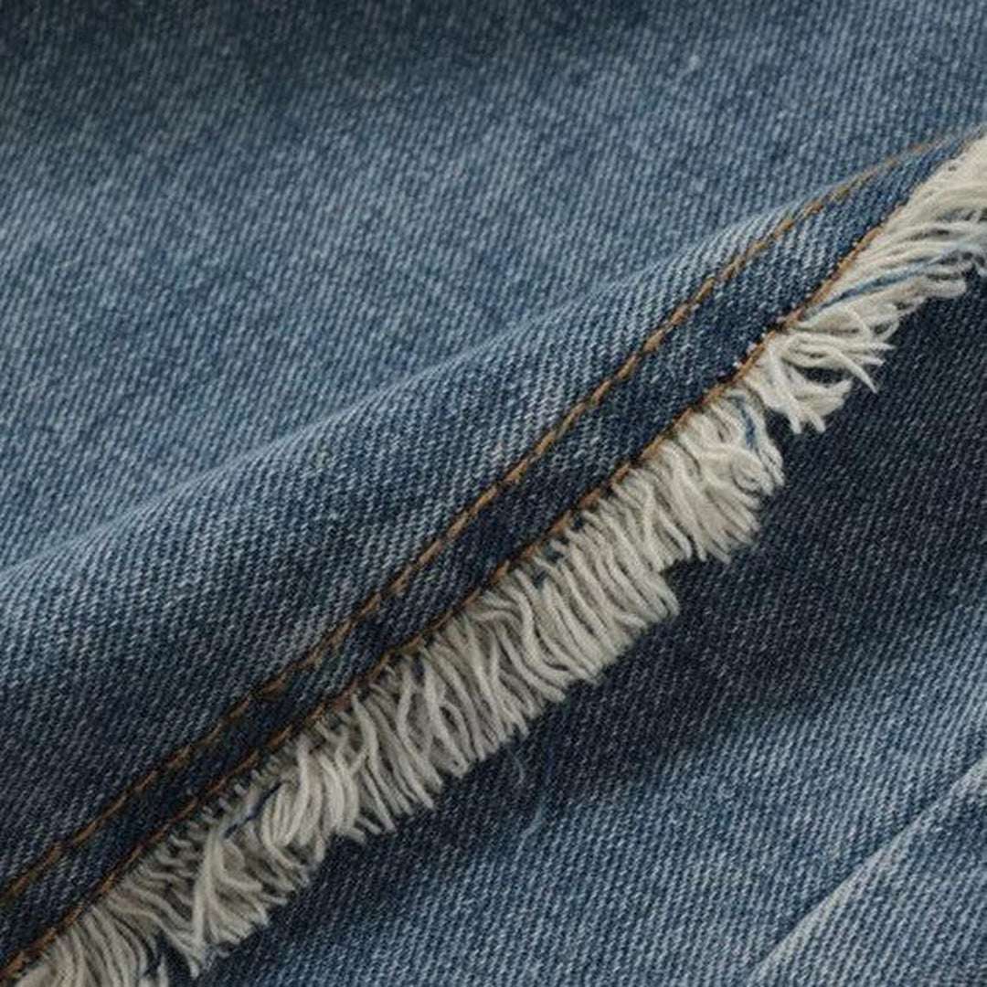 Bestickte Nähte Damen Baggy Jeans