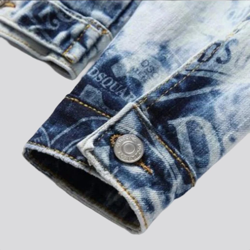 Vintage street men jean jacket