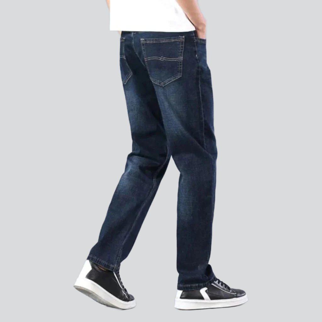 Thin stretch straight men jeans