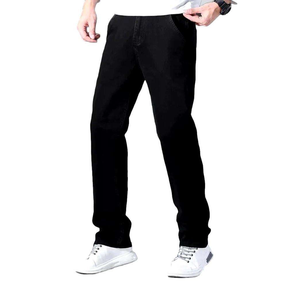 Mobile pocket slim men jeans