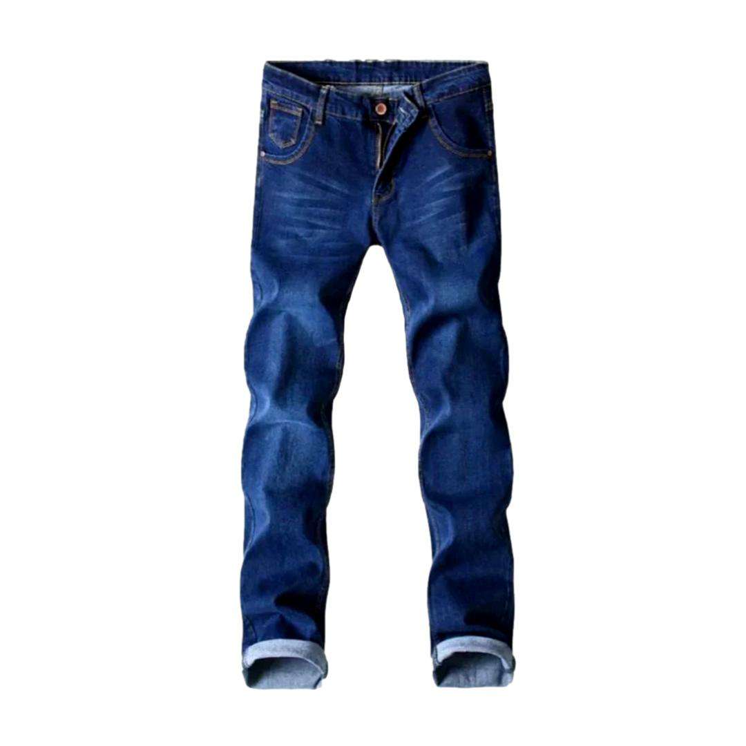 Dunkle Slim Stretch-Herrenjeans