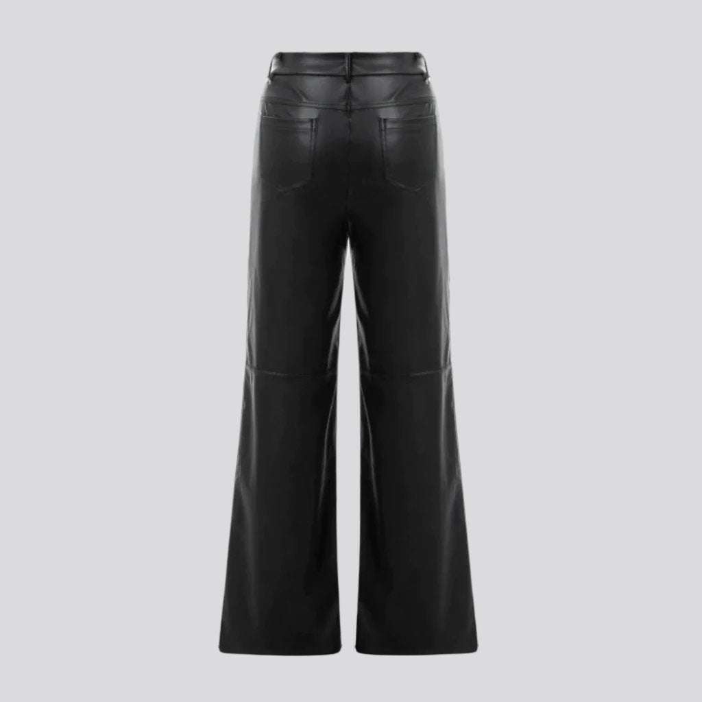 High-waist color women denim pants