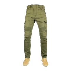 Pantalones vaqueros cargo biker para hombre