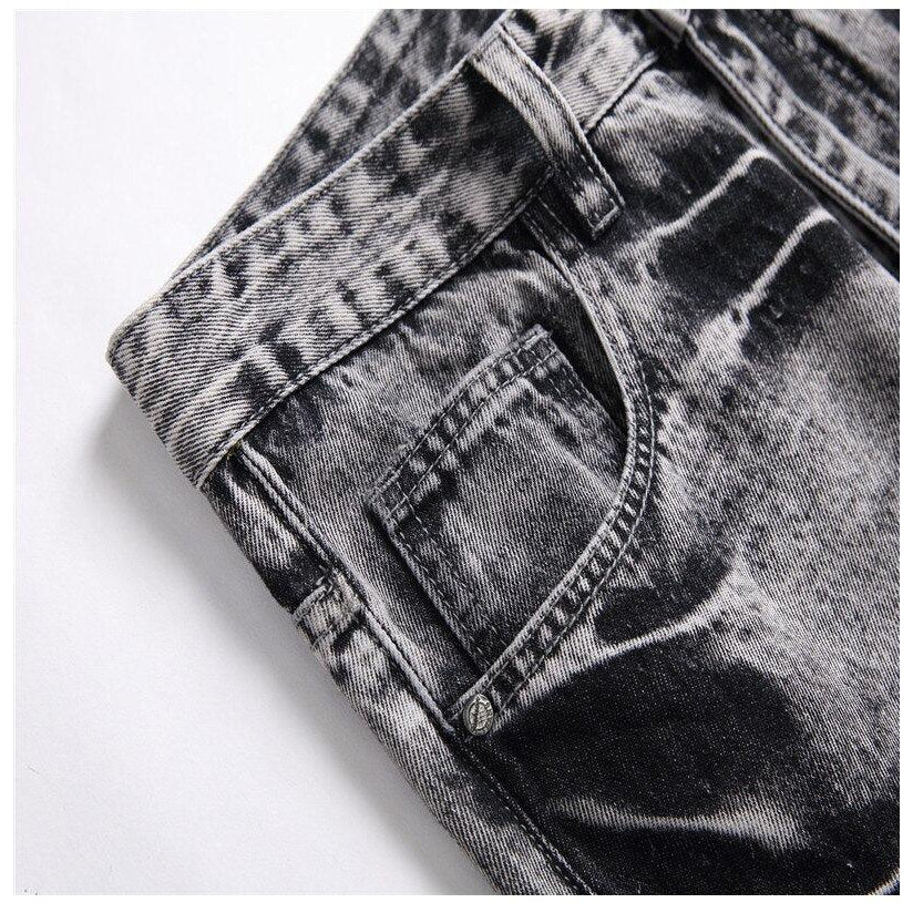 Urban mid-waisted men jeans