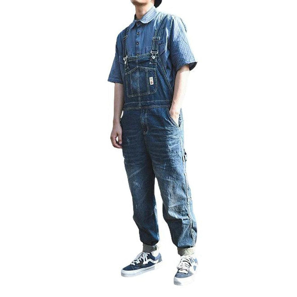 Urban men jeans jumpsuit