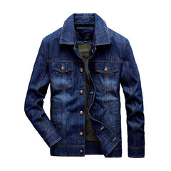 Casual slim men jean jacket