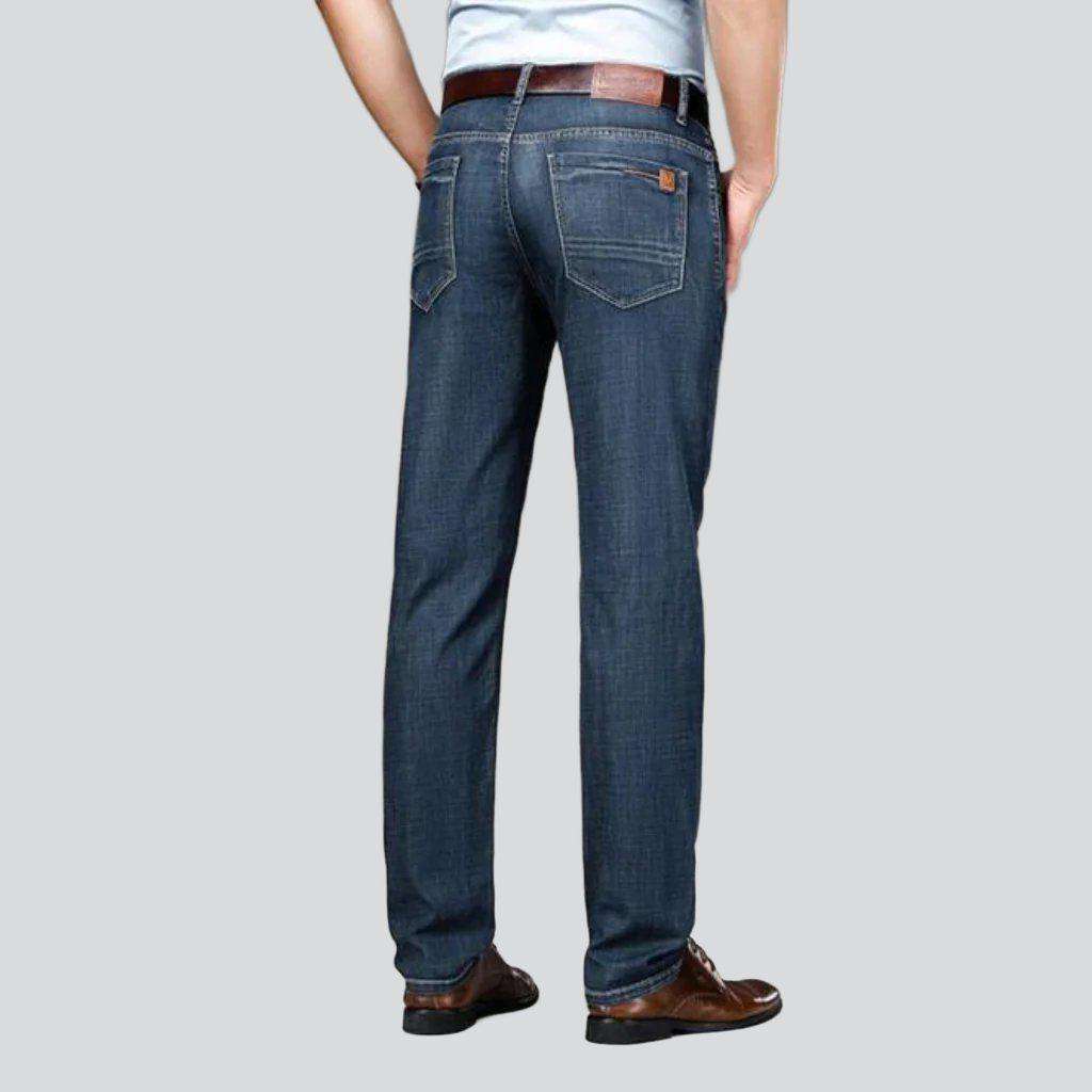 Casual high-waisted men jeans