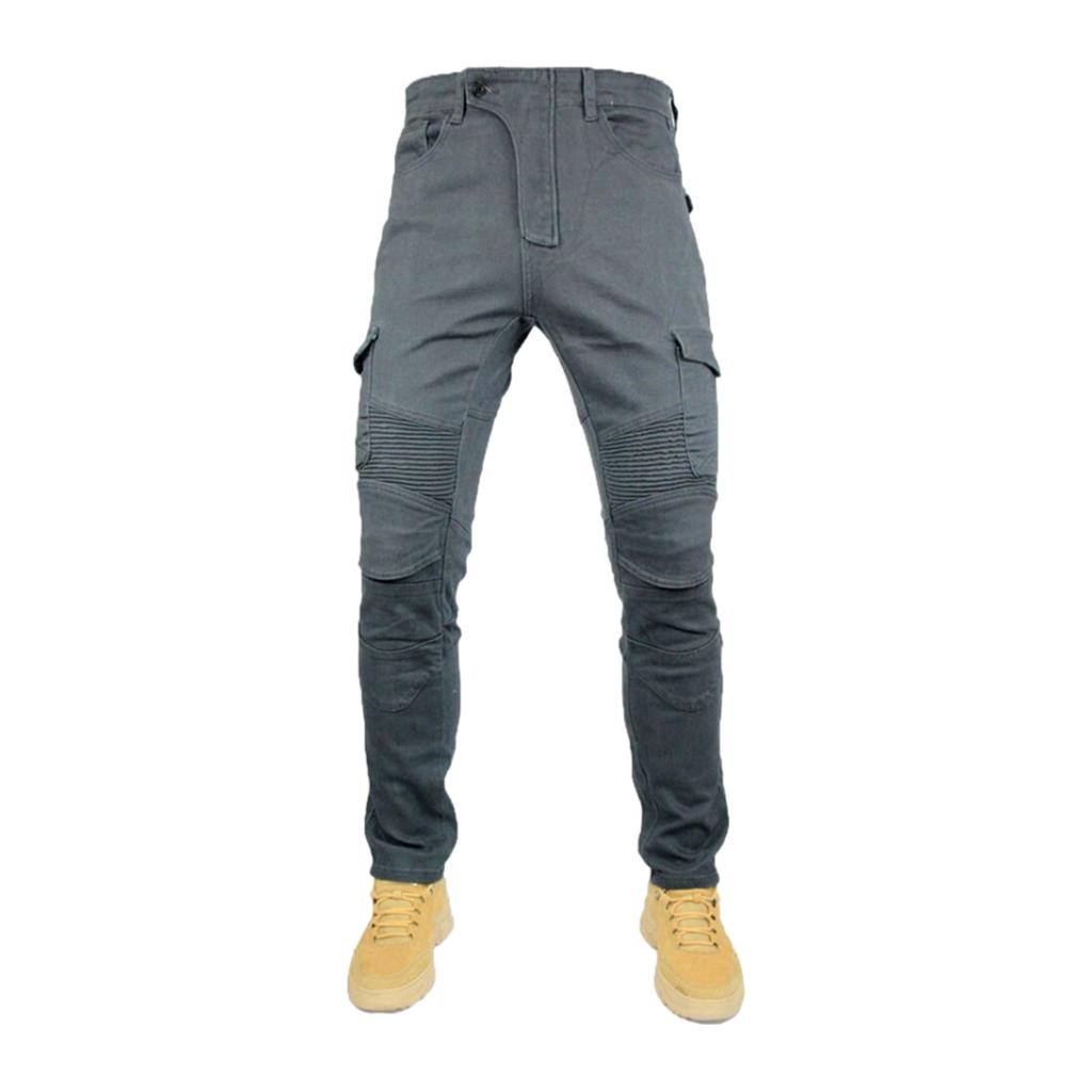 Cargo-Slim-Biker-Jeans