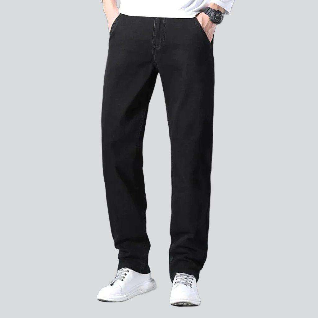 Mobile pocket slim men jeans