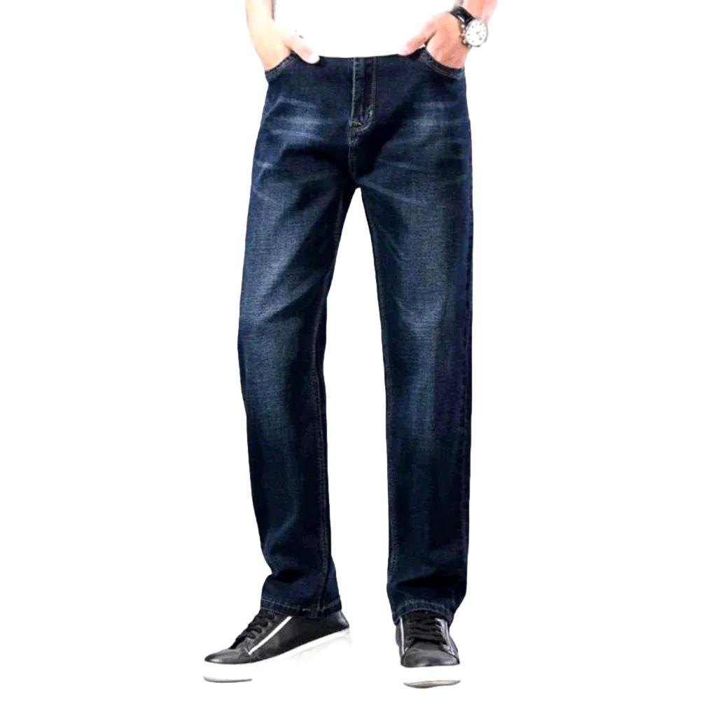 Dünne Stretch-Straight-Herrenjeans