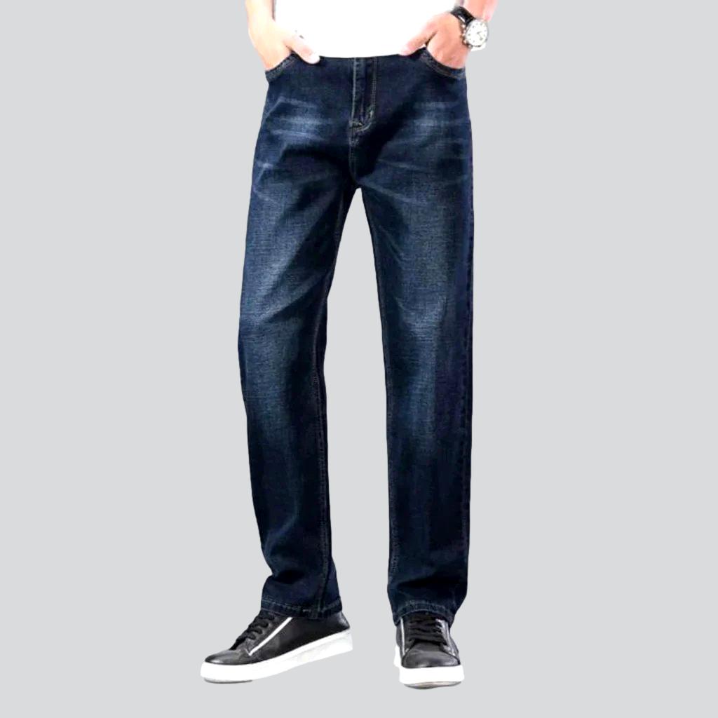 Thin stretch straight men jeans