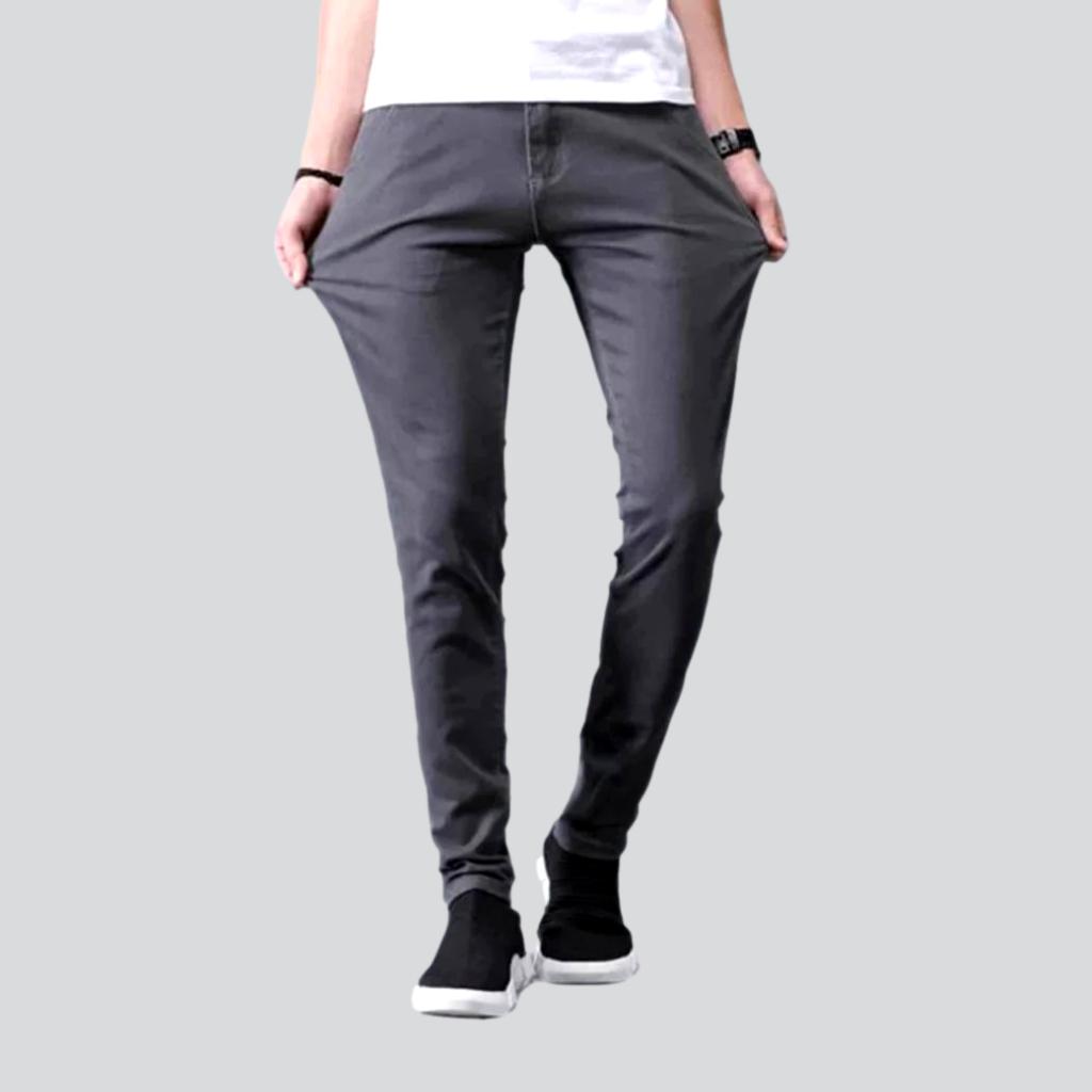 Slim men denim pants