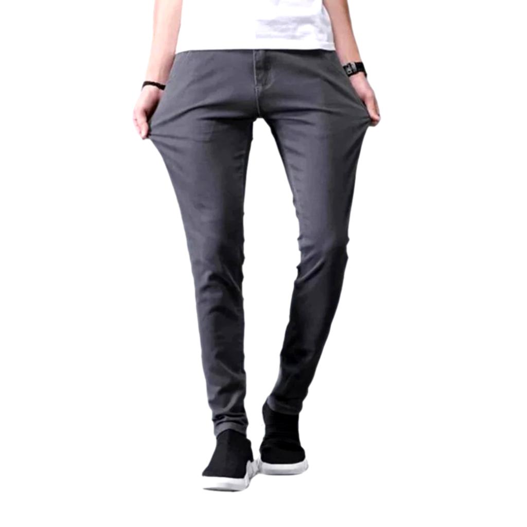 Slim men denim pants