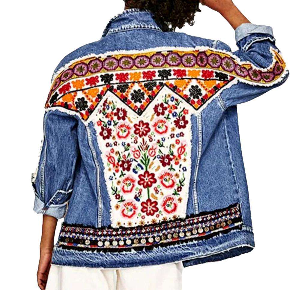 Gypsy lady patchwork denim jacket – Rae Jeans