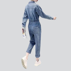 Vintage stylish women denim overall