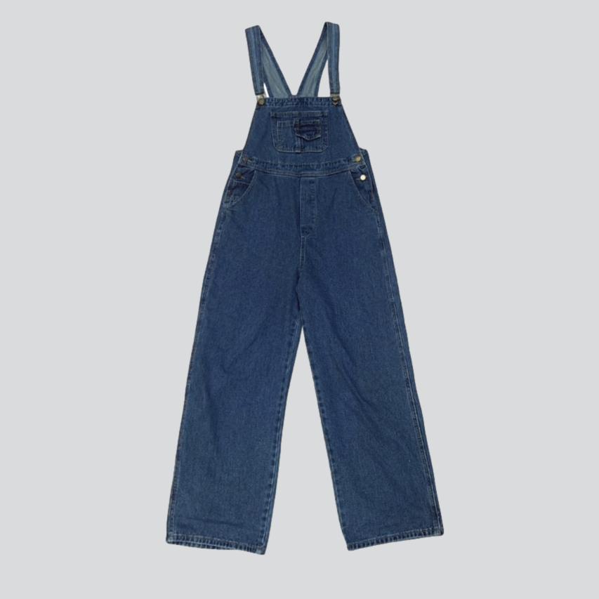 Urban baggy women denim jumpsuit