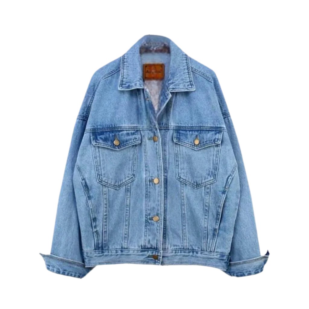 Chaqueta vaquera oversize de los 90 para mujer