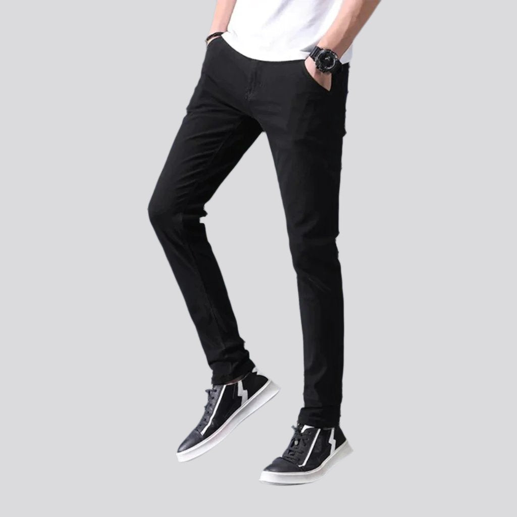 Slim men denim pants