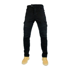 Cargo biker men denim pants