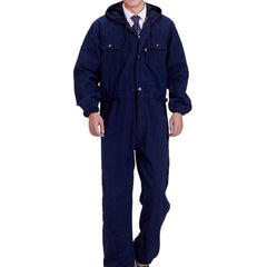 Workwear navy men denim overall