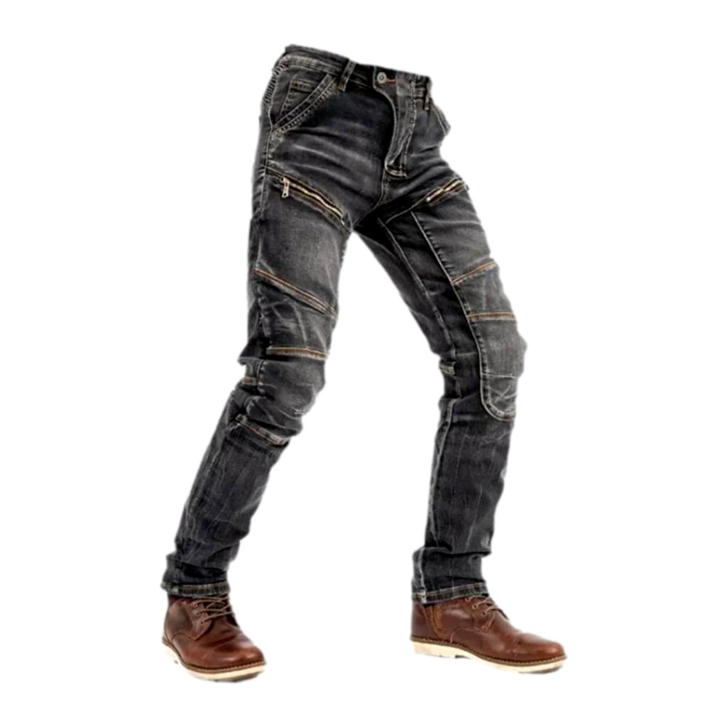 Vintage Herren Motorradjeans