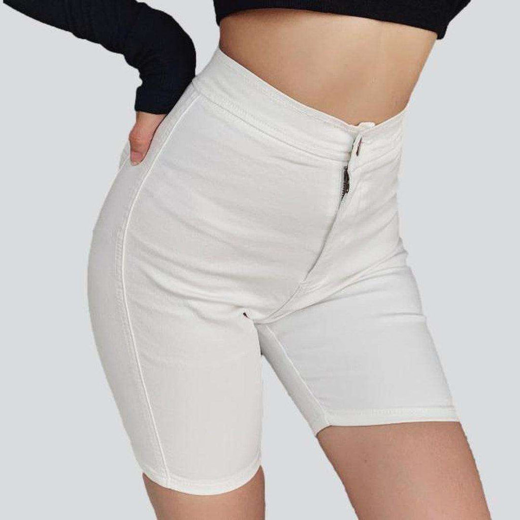 Skinny-Jeansshorts für Damen