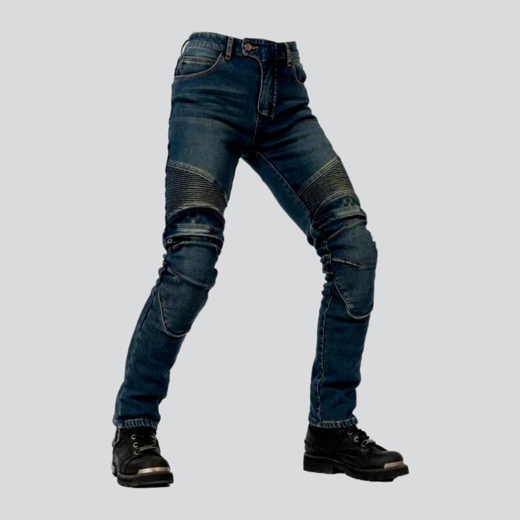 Protective men moto jeans