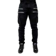 Cargo men biker jeans