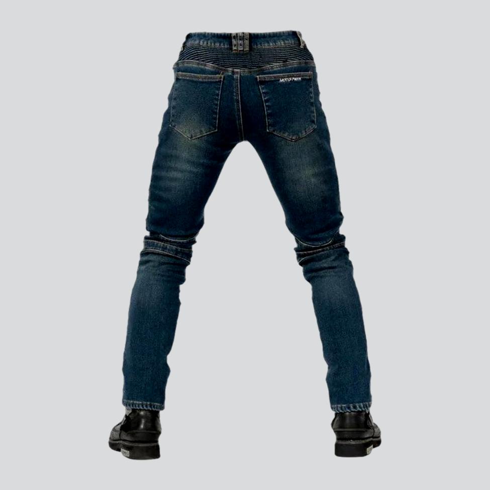 Protective men moto jeans