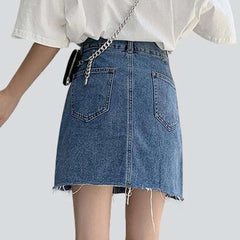 Fashion mini jeans skirt