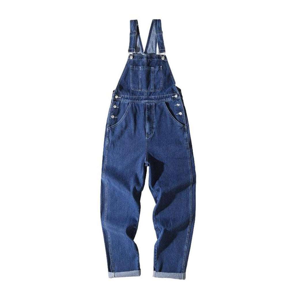 Men jeans bib overall