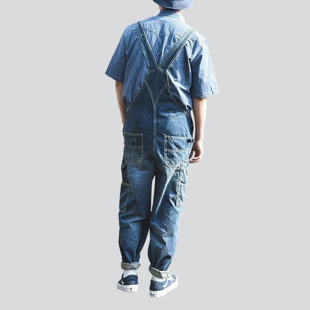 Urban men jeans jumpsuit