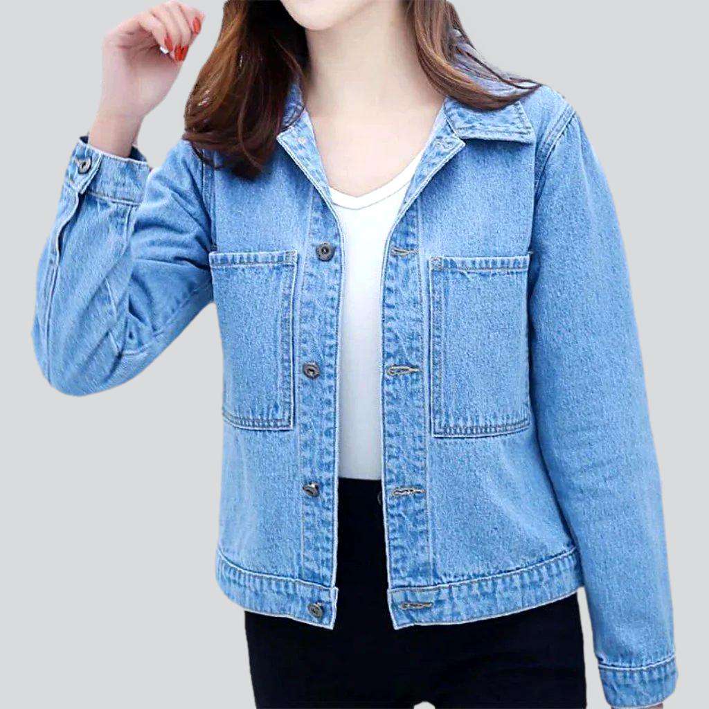 Outerwear y2k women jean jacket